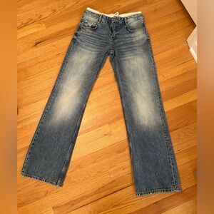 Zara Jeans w boxer inlay at waist